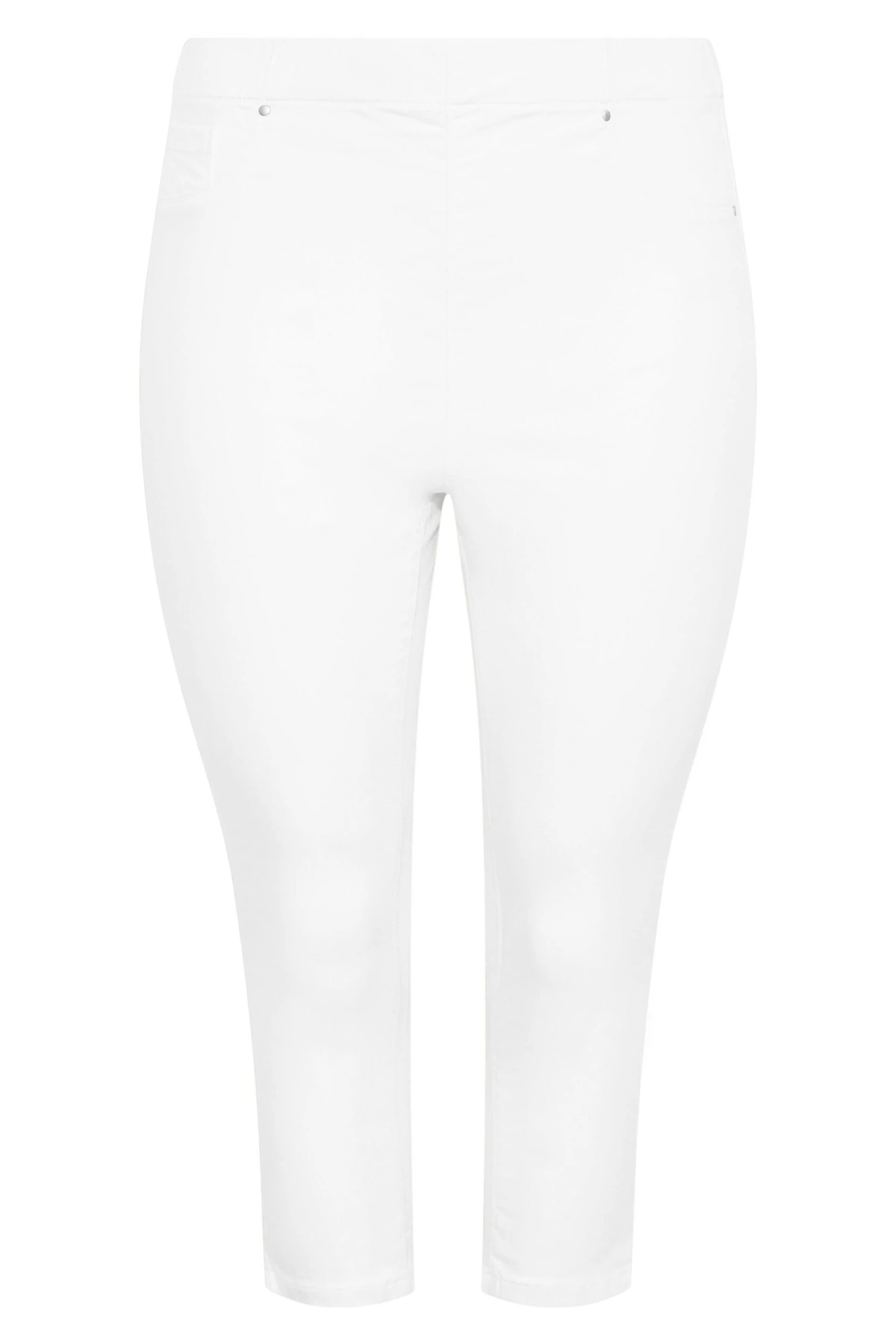 YOURS Curve White JENNYS Jeggings - Image 2
