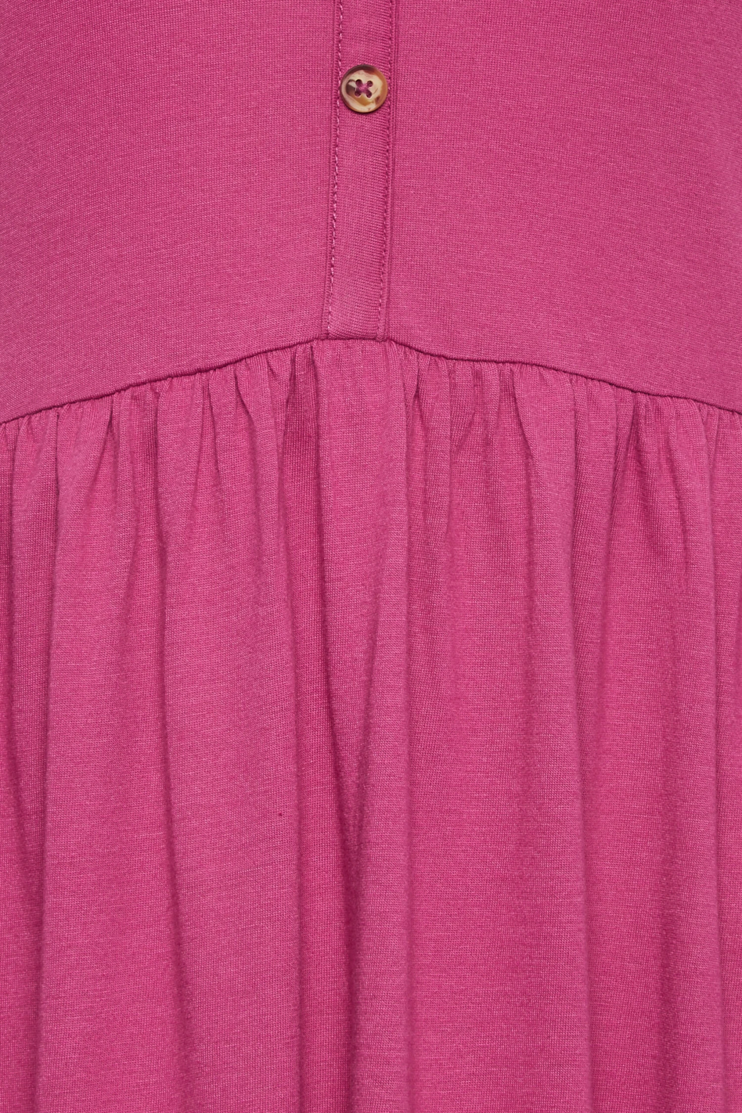 YOURS PETITE Curve Pink Button Through Midi Dress - Image 2