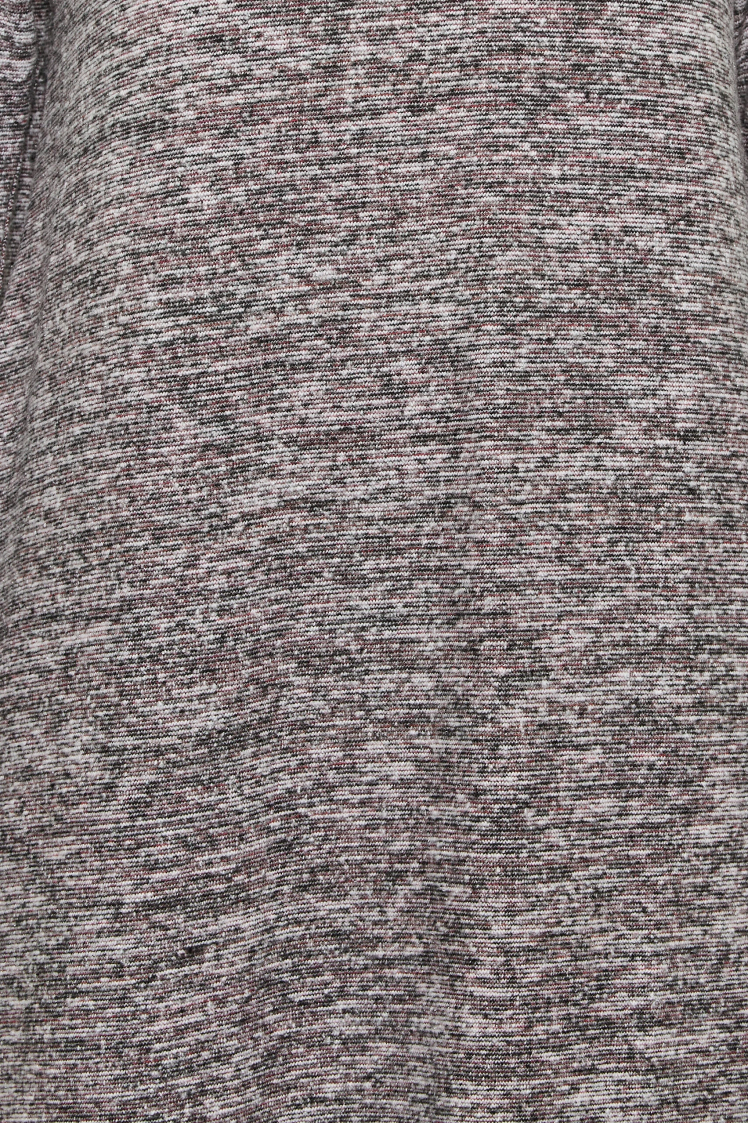 YOURS Curve Grey Marl Textured Soft Touch Open Collar Midi Dress - Image 4