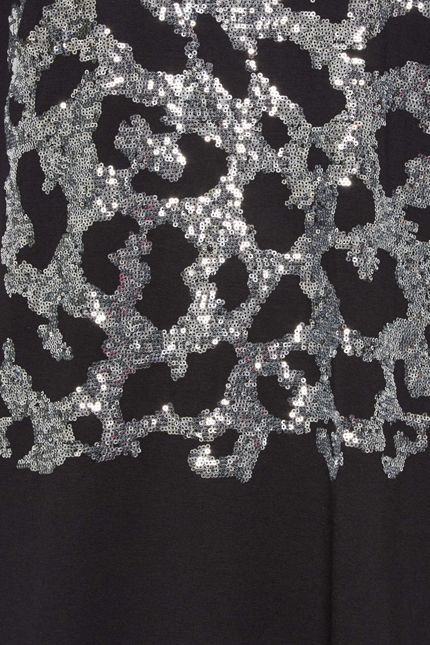 YOURS Curve Black Leopard Print Sequin Top - Image 4