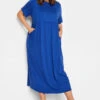 LIMITED COLLECTION Curve Blue Pocket Maxi Dress