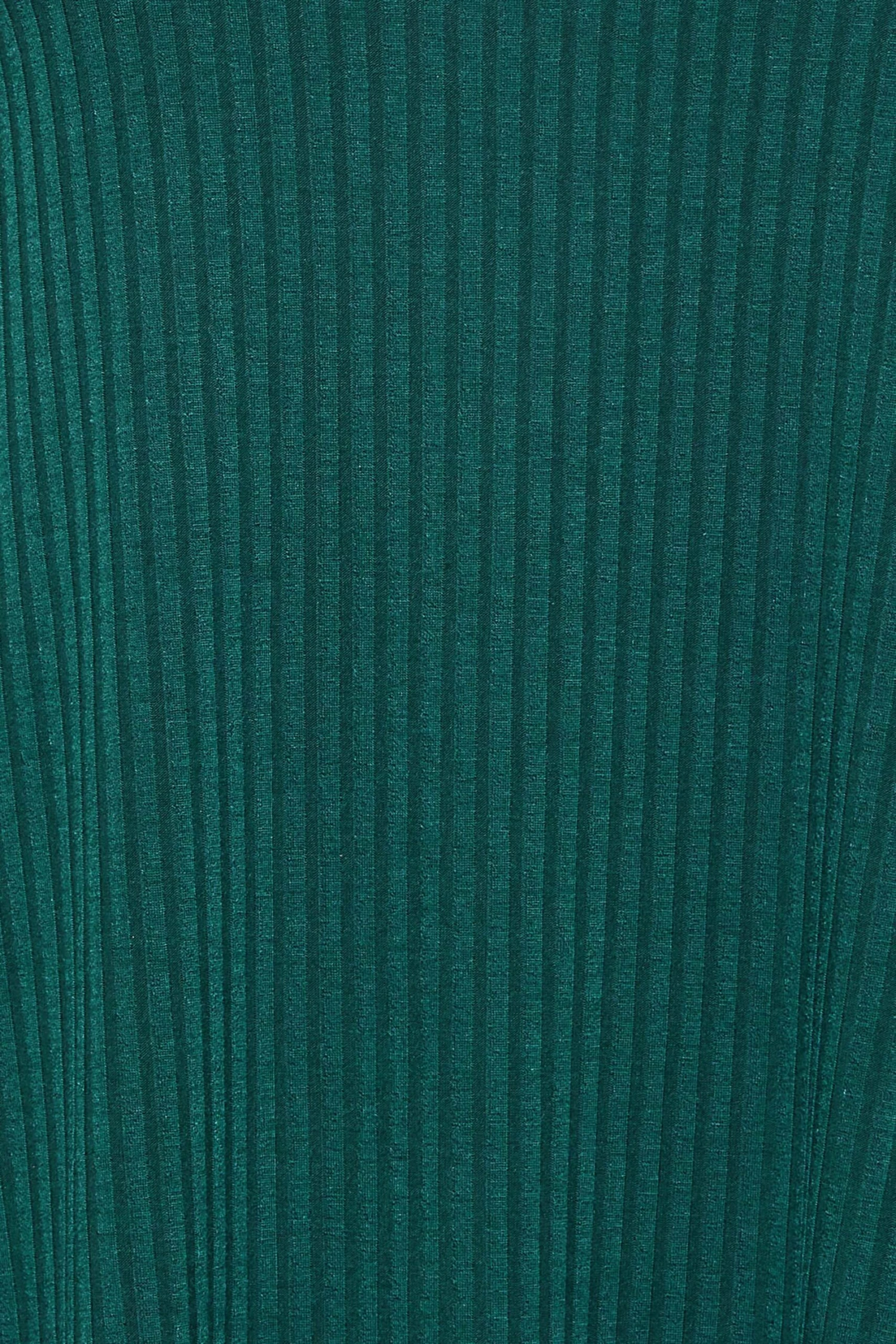 YOURS Curve Forest Green Ribbed Cut Out Long Sleeve Top - Image 4