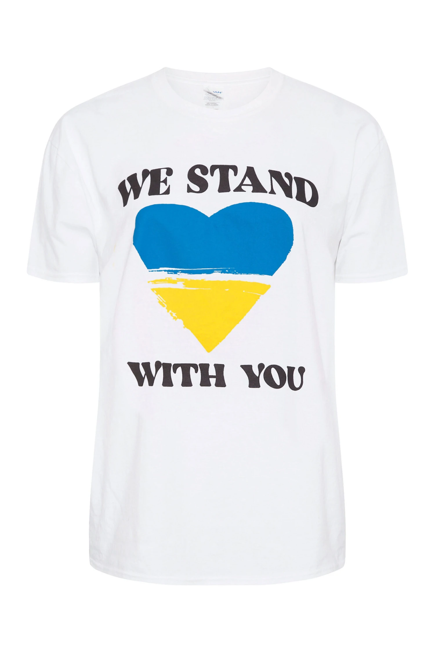 YOURS Ukraine Crisis 100% Donation 'We Stand With You' T-Shirt - Image 6