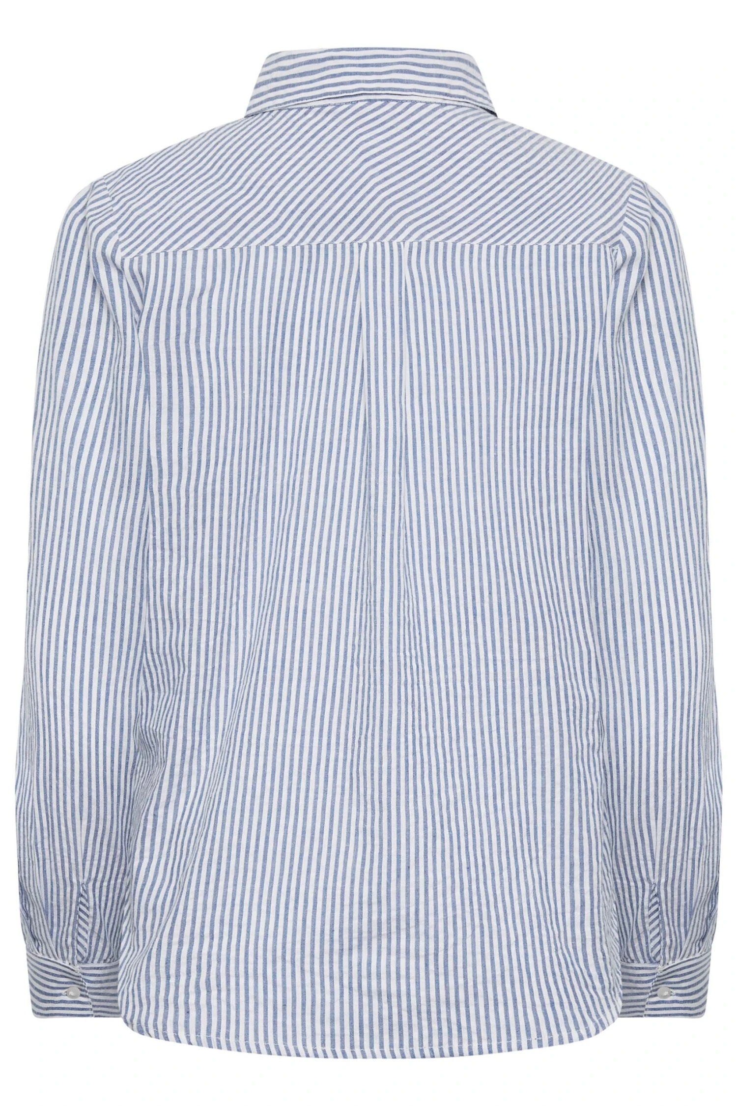 YOURS PETITE Curve Blue Stripe Shirt - Image 6