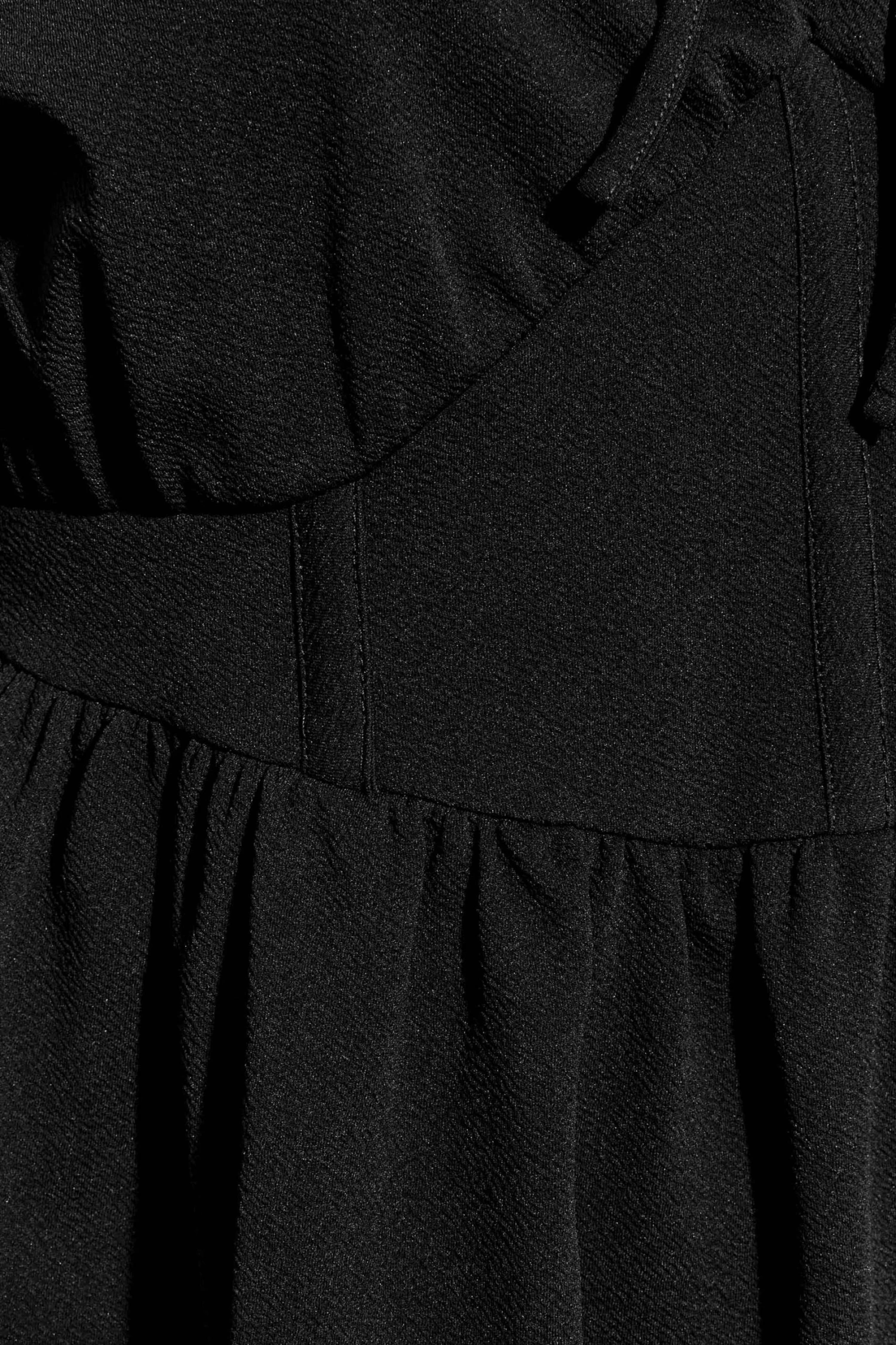 LIMITED COLLECTION Curve Black Corset Detail Peplum Top - Image 4