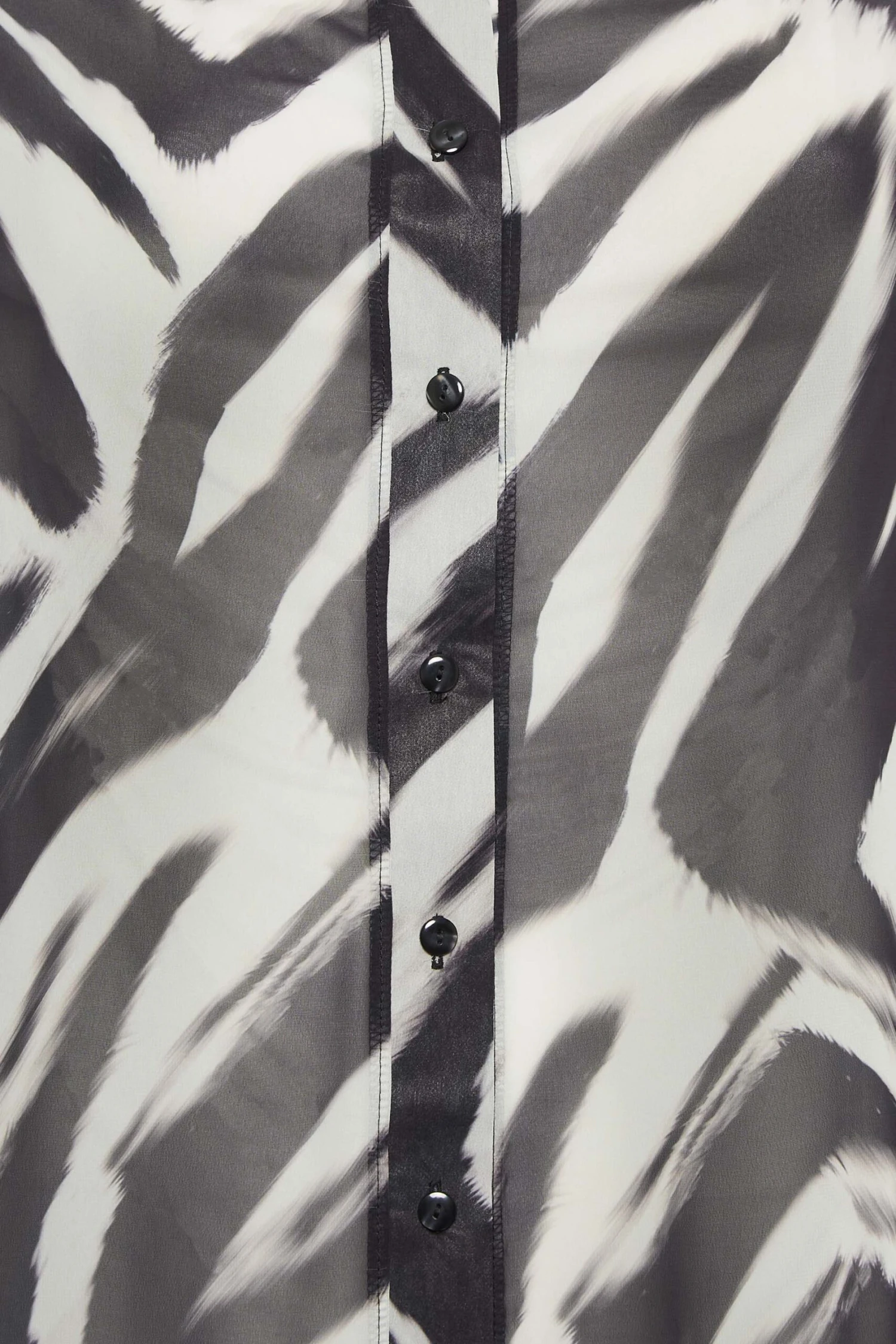 YOURS LONDON Curve Black Zebra Print Boyfriend Shirt - Image 4