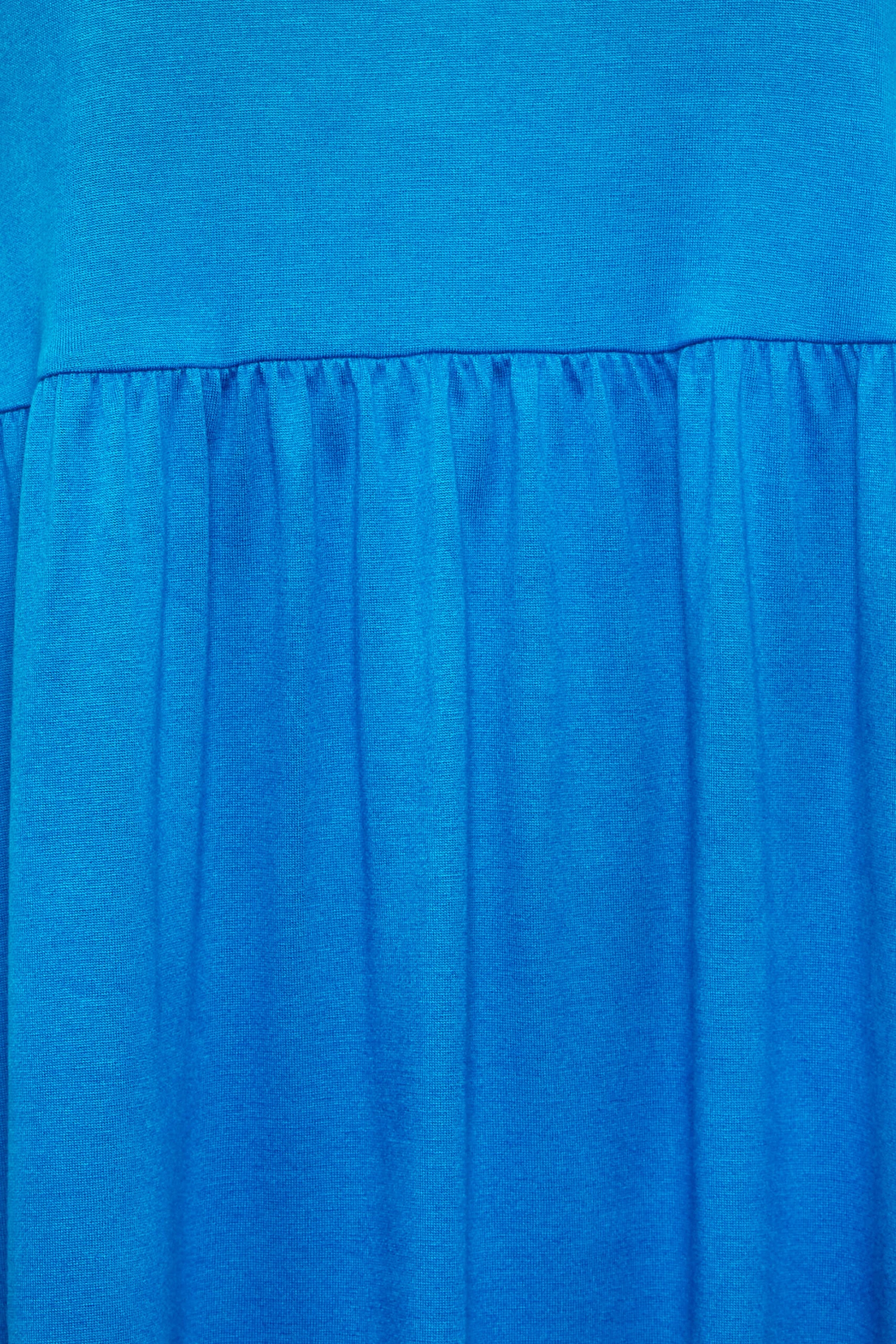 YOURS Curve Cobalt Blue Frill Sleeve Smock Dress - Image 4