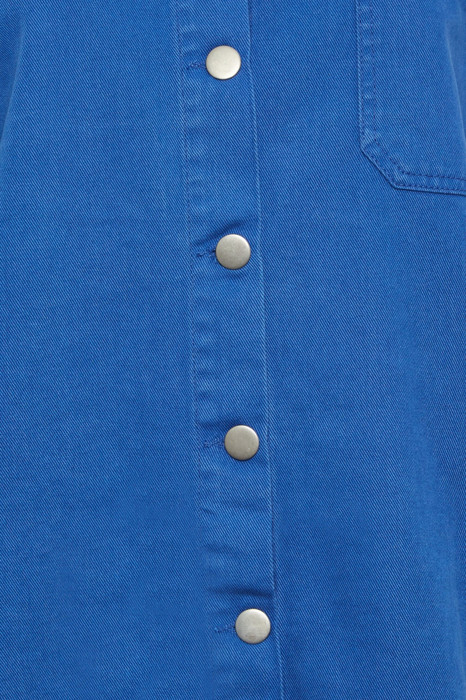 YOURS Curve Cobalt Blue Denim Shirt - Image 4