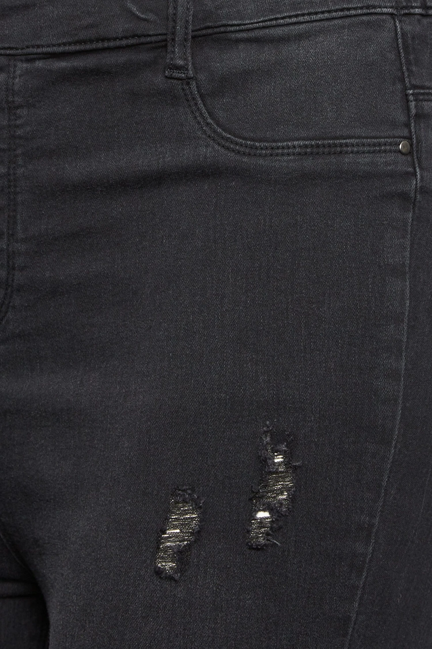 YOURS Curve Black Ripped GRACE Jeggings - Image 3