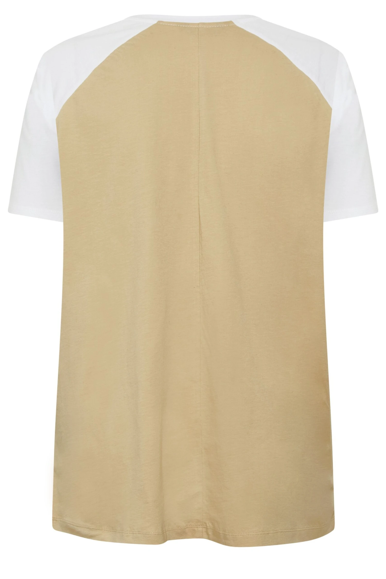 YOURS Curve Beige Brown 'California' Print T-Shirt - Image 6