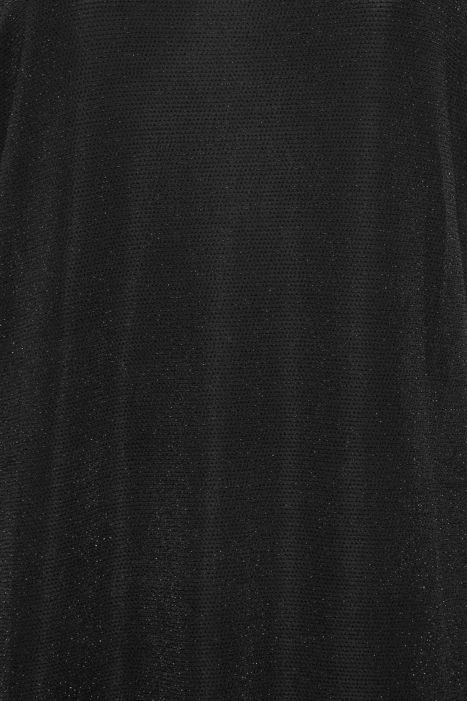 YOURS Curve Black Chiffon Sequin Top - Image 4