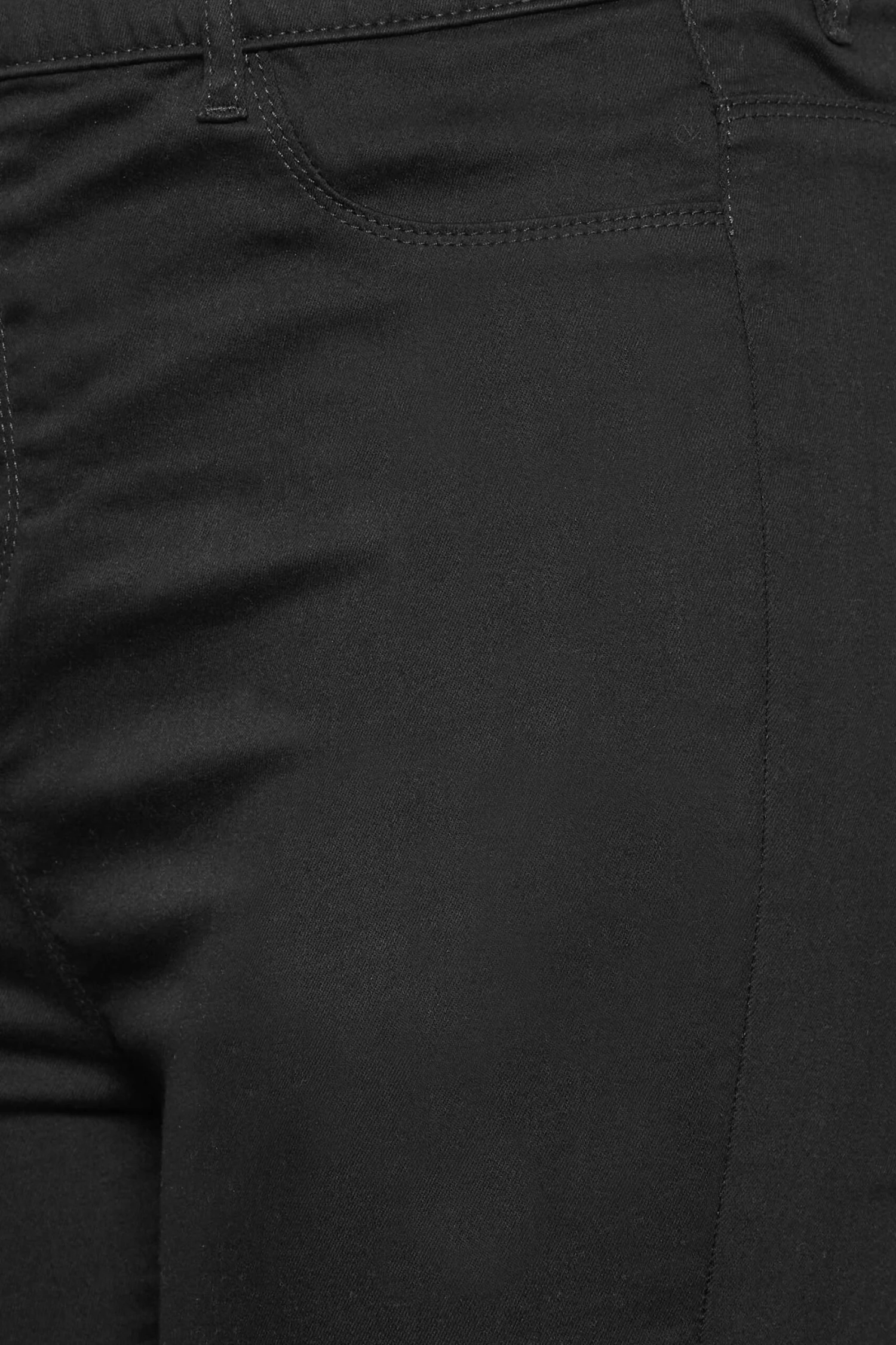 YOURS Curve Black Cropped Stretch GRACE Jeggings - Image 2