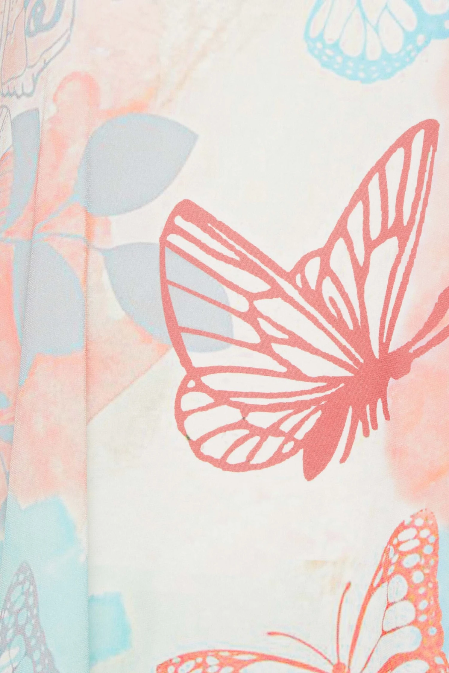 YOURS Curve White Butterfly Print T-Shirt - Image 3