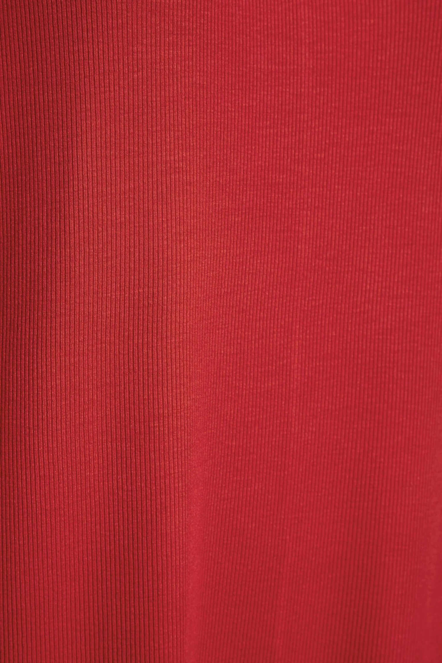 YOURS Curve Red Ribbed Split Hem T-Shirt - Image 4